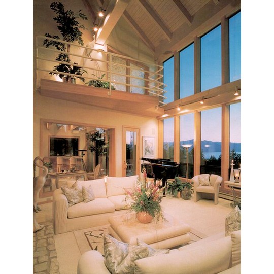 minimalisticky zarizeny vzdusny interier